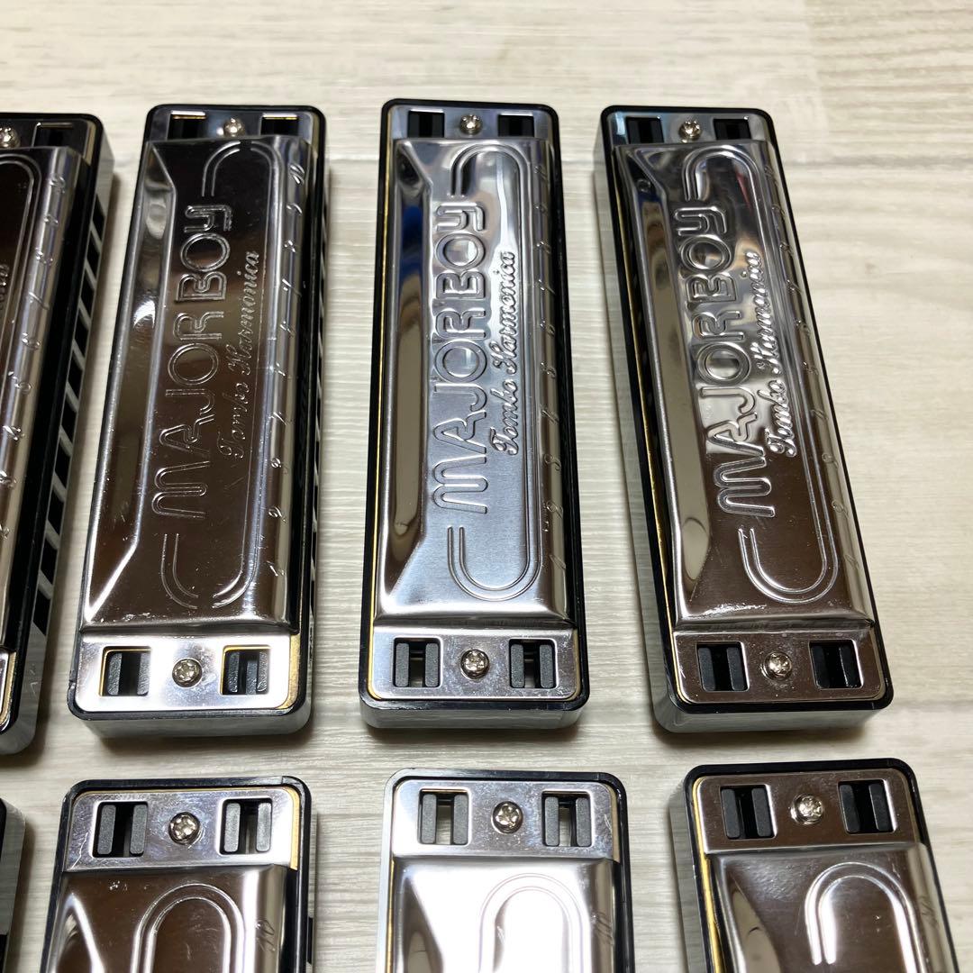 美品　トンボ　メジャーボーイ　ブルースハーモニカ　12種　12本 TOMBO
