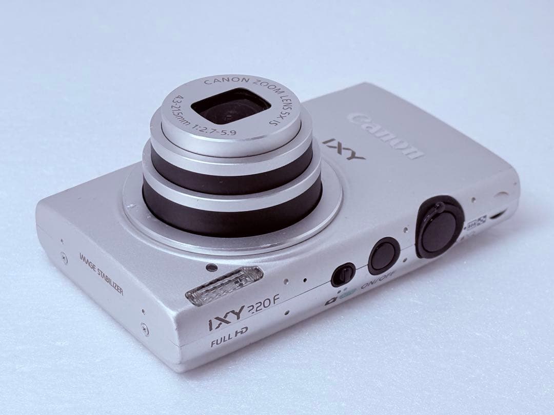 Canon IXY 220F シルバー 動作確認済 コンデジ シンプルデザイン