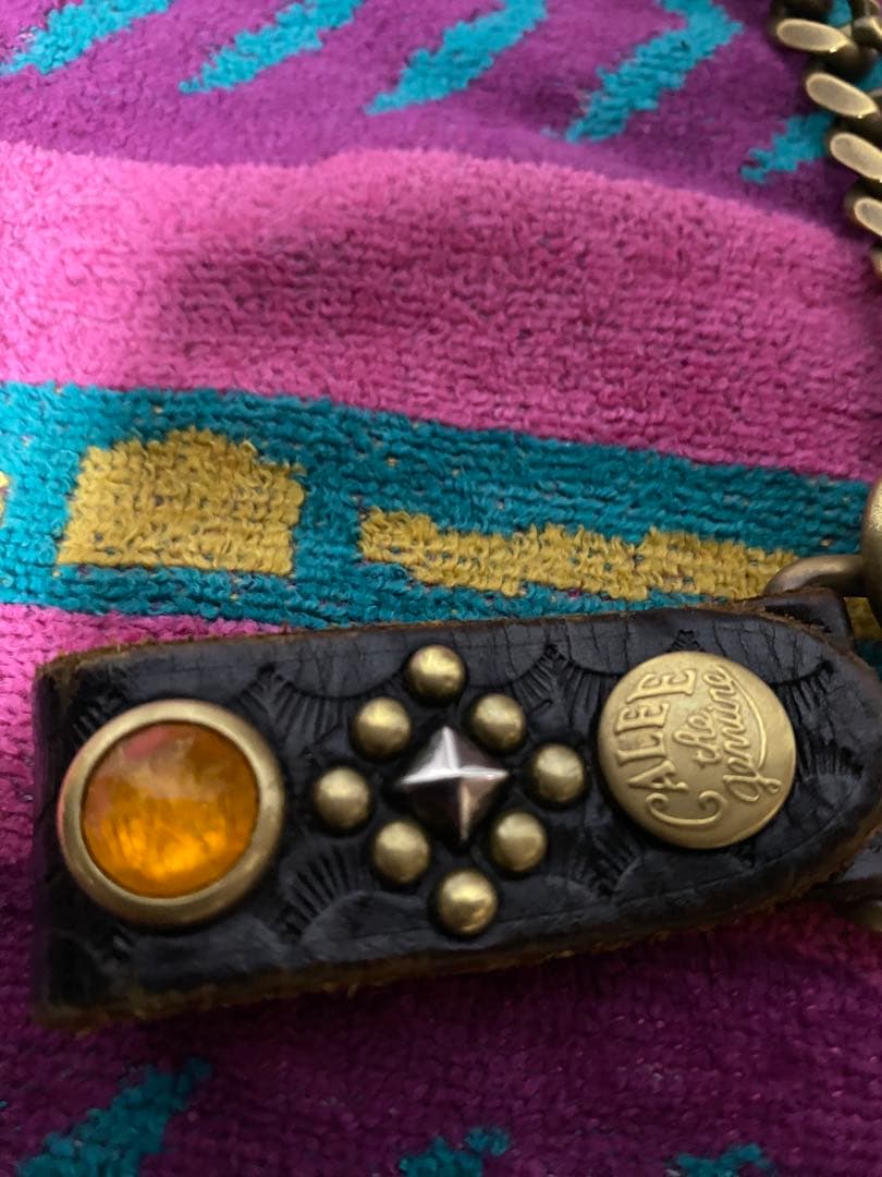 calee キャリー ウォレットチェーン 真鍮 喜平 箱付属品完品