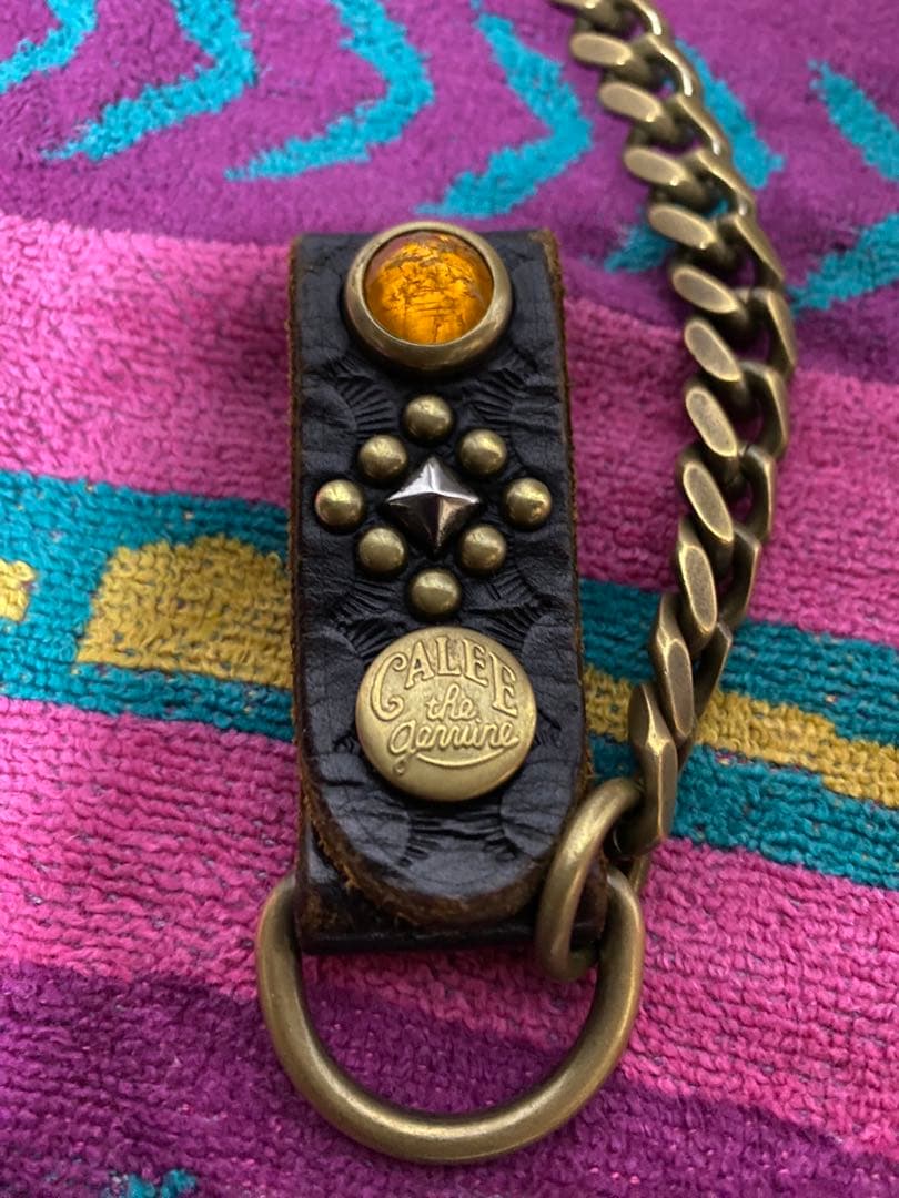 calee キャリー ウォレットチェーン 真鍮 喜平 箱付属品完品