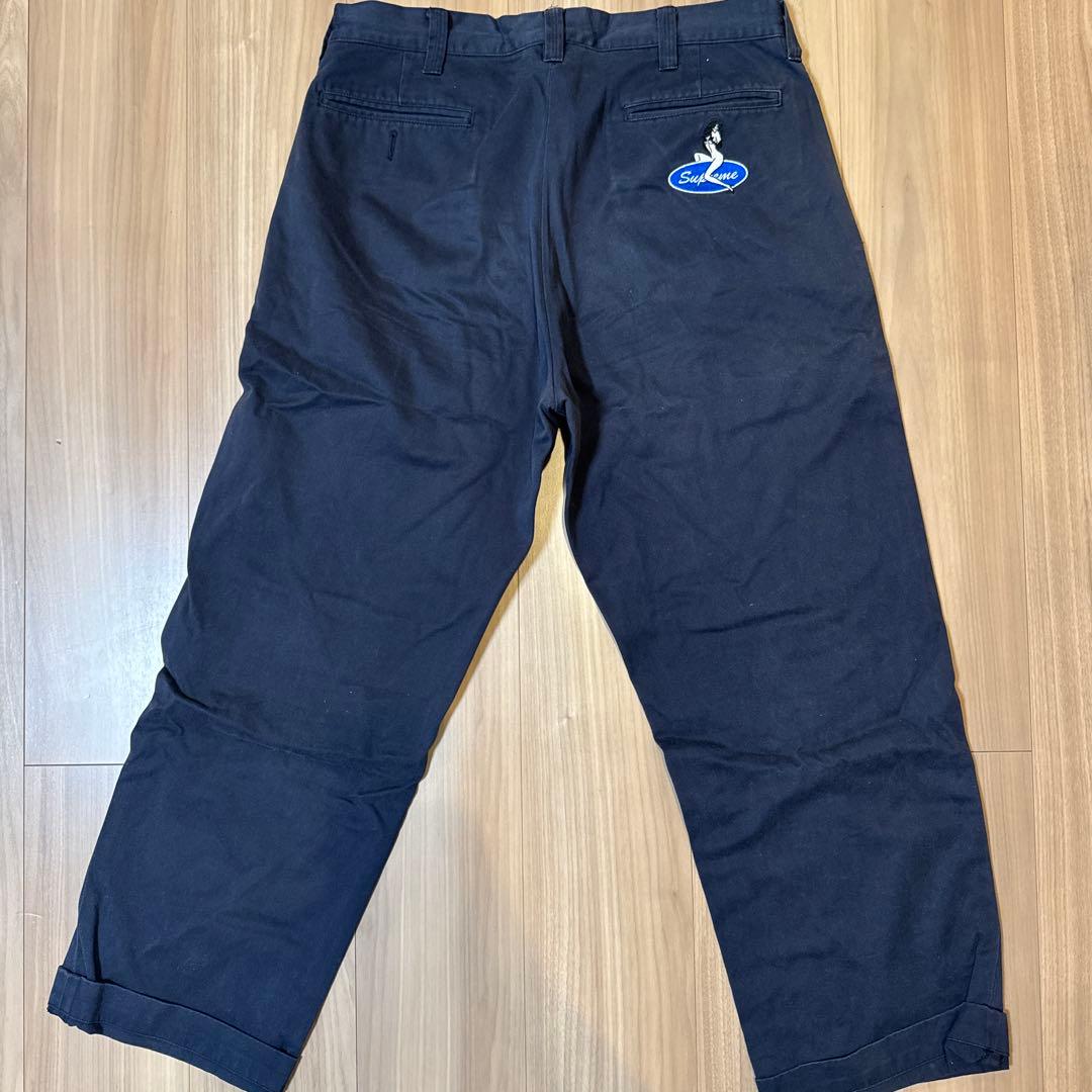パンツ Supreme pin up chino pants navy 32