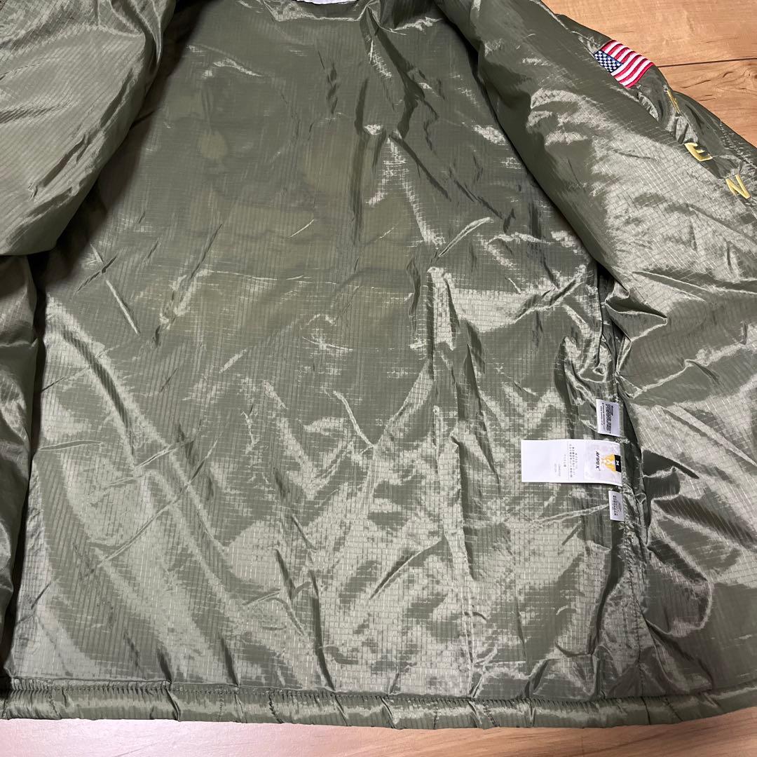 AVIREX×PEANUTS QUILTING JACKET スヌーピー