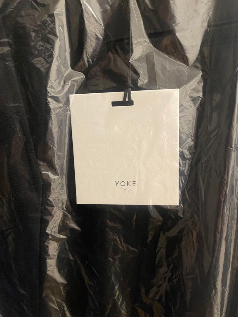 【YOKE】Wool Gabardine 3pleated スラックス