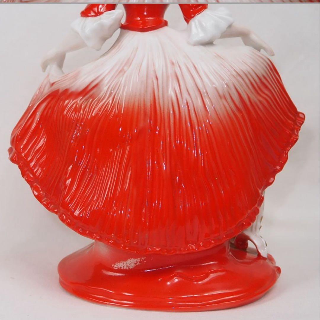 晴天送料無料時代物 1935年『オールドノリタケ』製貴婦人人形 フィギュア