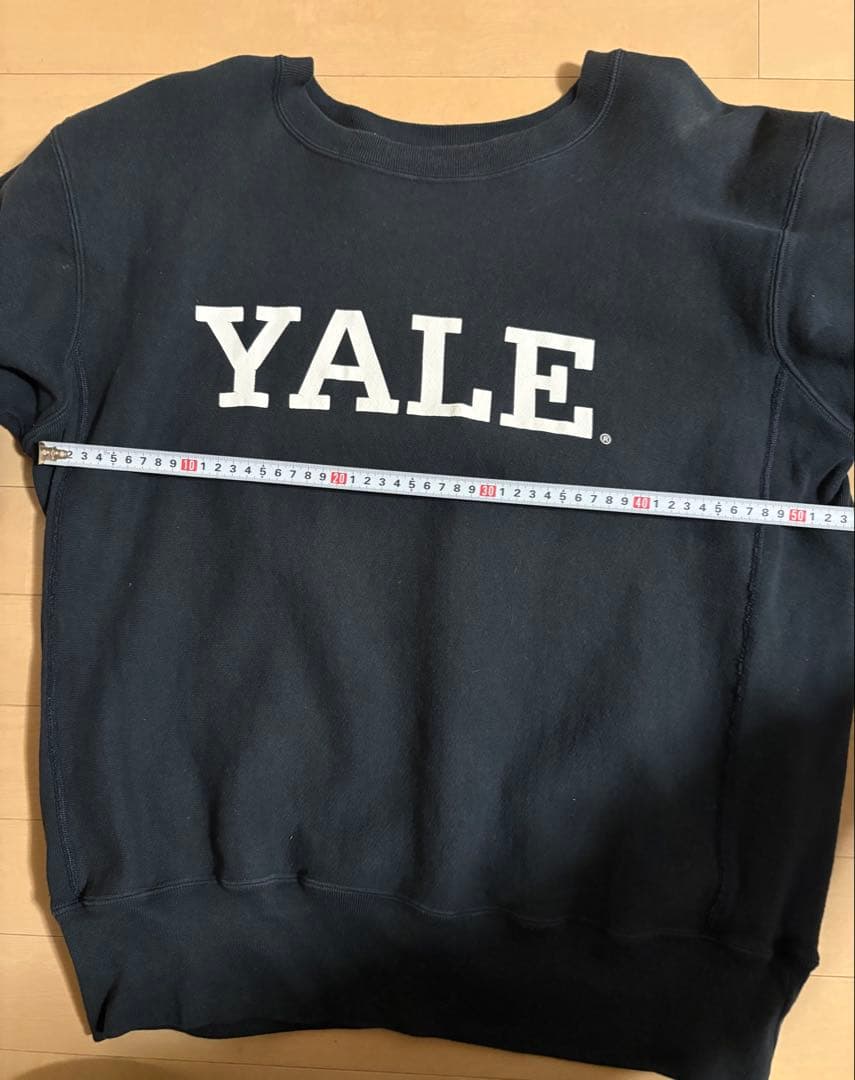 チャンピオン YALE トレーナー XL リバースウェーブ　ネイビー