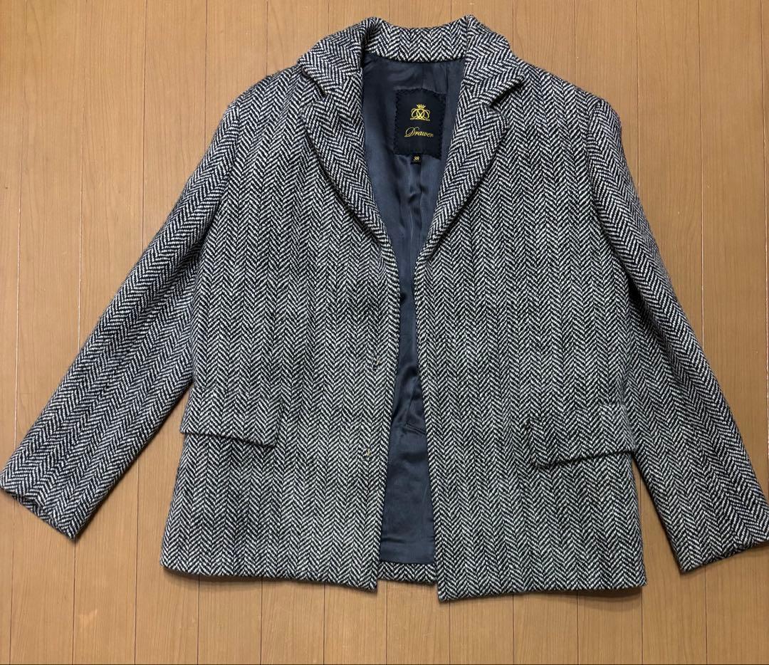 Drawer ツイードテーラードジャケット　38 サイズ