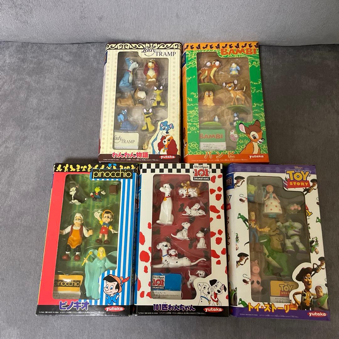 レア！レトロ！ディズニー　ムービーフレンズ　フィギュア　5セット　バラ売りOK