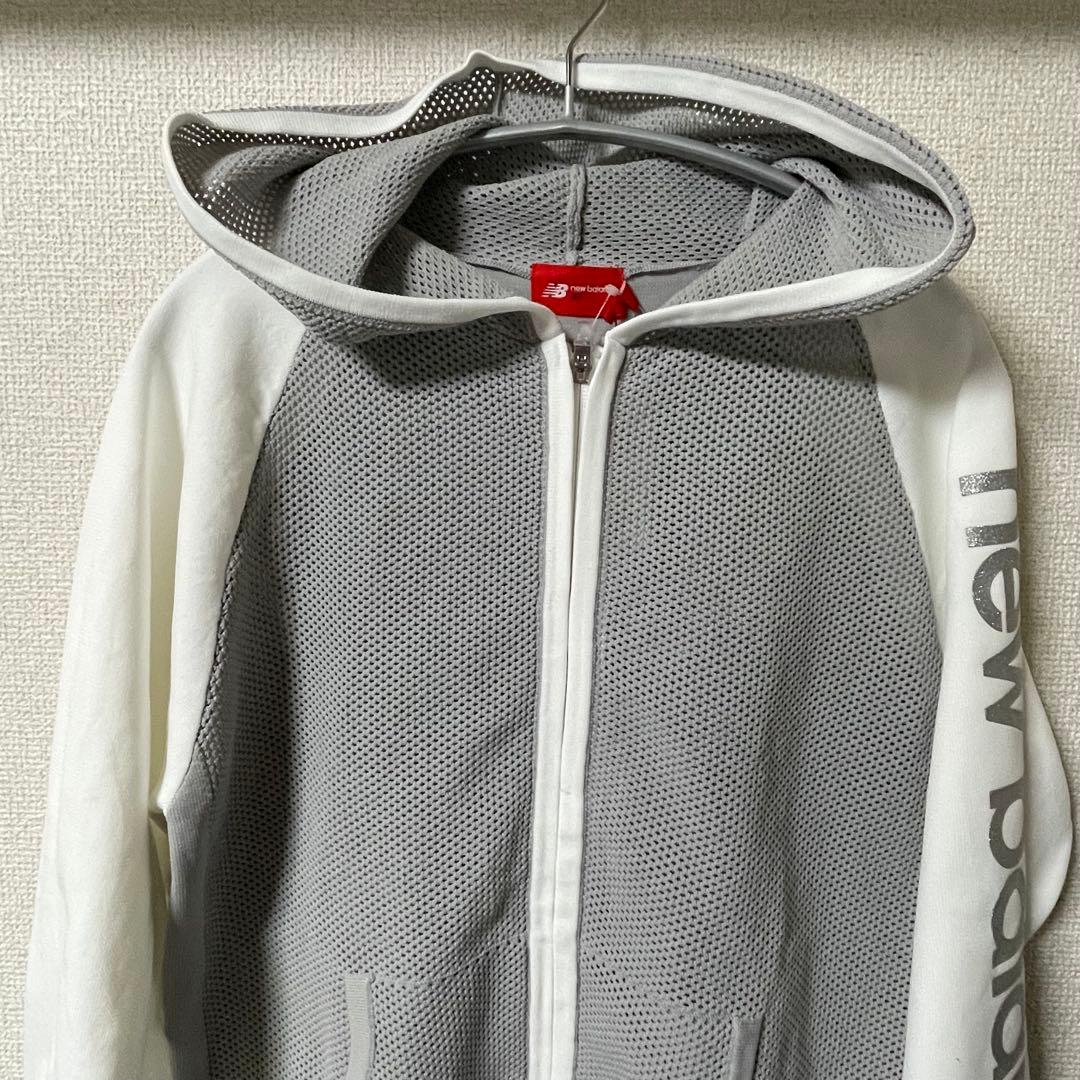 【訳あり】 New Balance golf バスケット編み パーカー　サイズ2