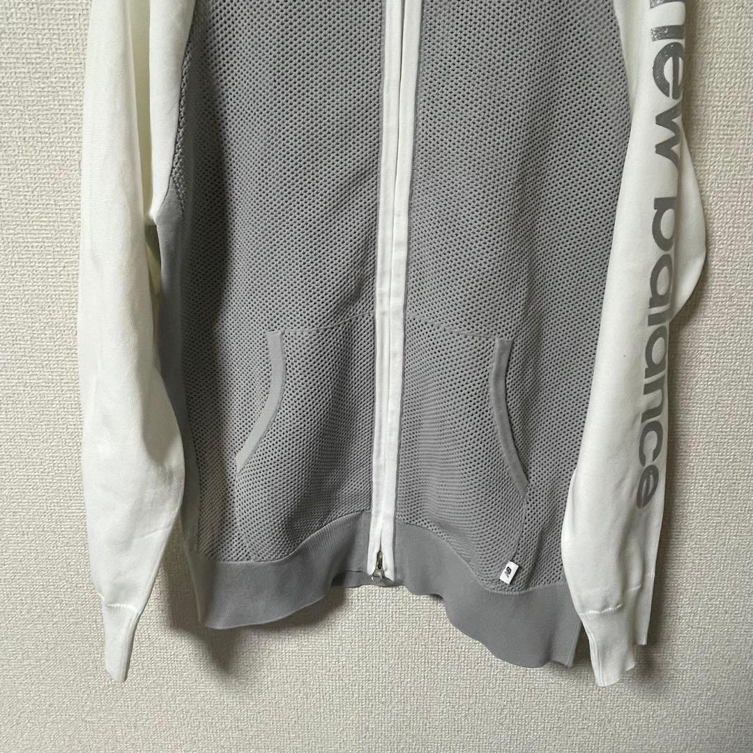 【訳あり】 New Balance golf バスケット編み パーカー　サイズ2