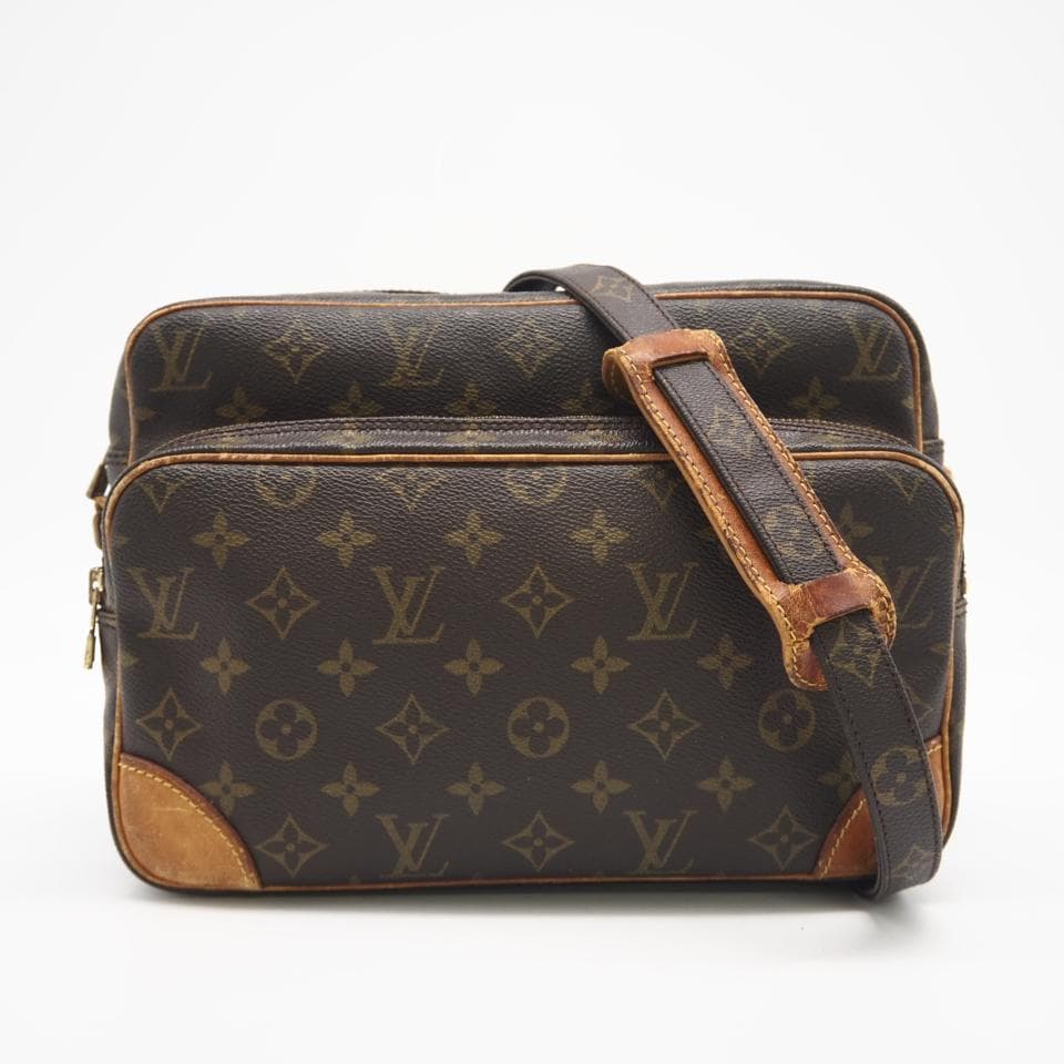LOUIS VUITTON ショルダーバッグ モノグラム ナイル ブラウン 茶