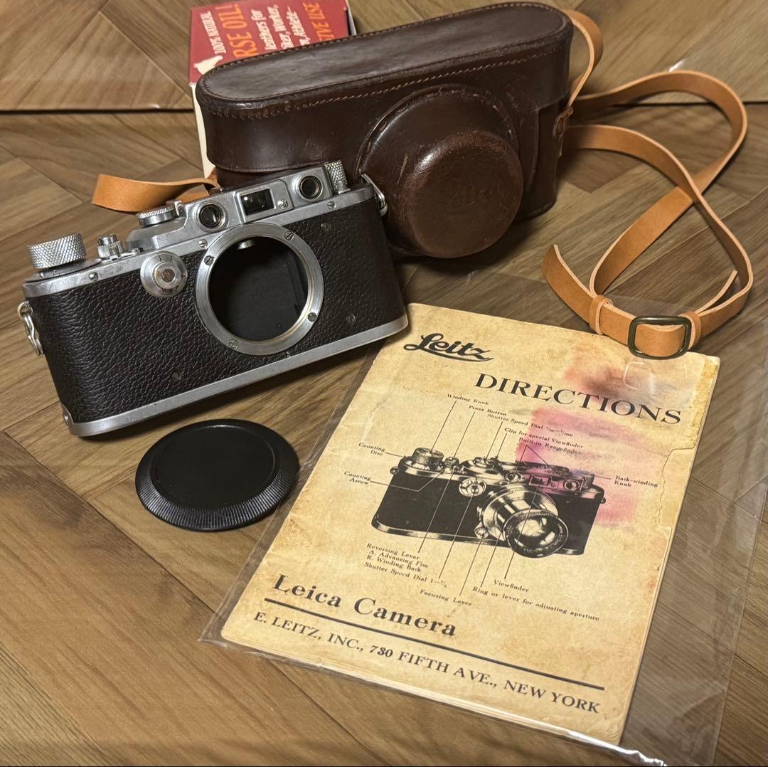 最終値下げ　美品 バルナックライカⅢb 1939-1940年？貴重なマニュアル付