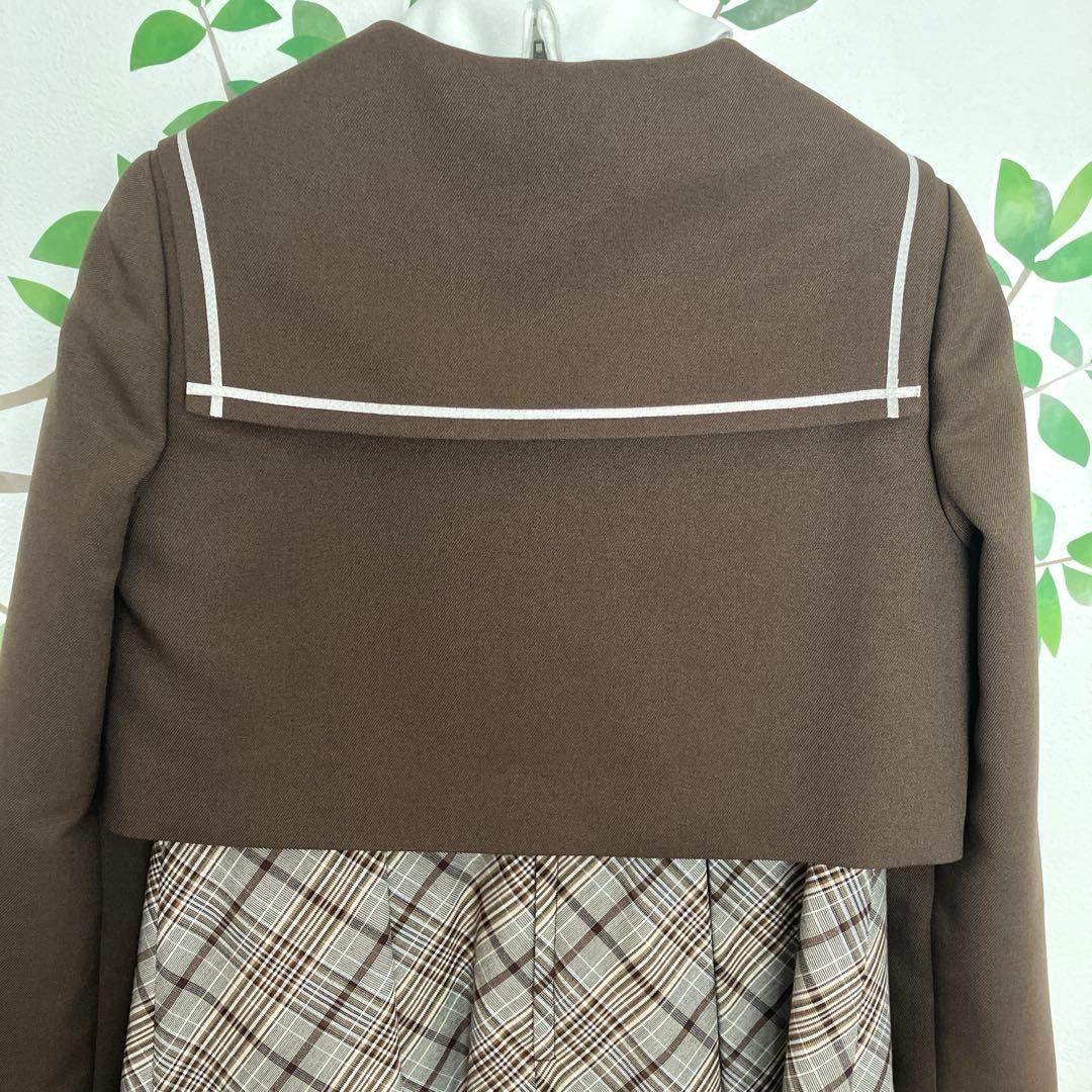 専用⭐︎waltz by BEAMS DESIGN ブラウン チェックワンピース