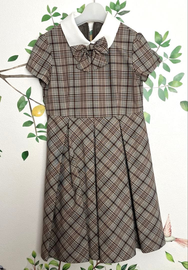 専用⭐︎waltz by BEAMS DESIGN ブラウン チェックワンピース