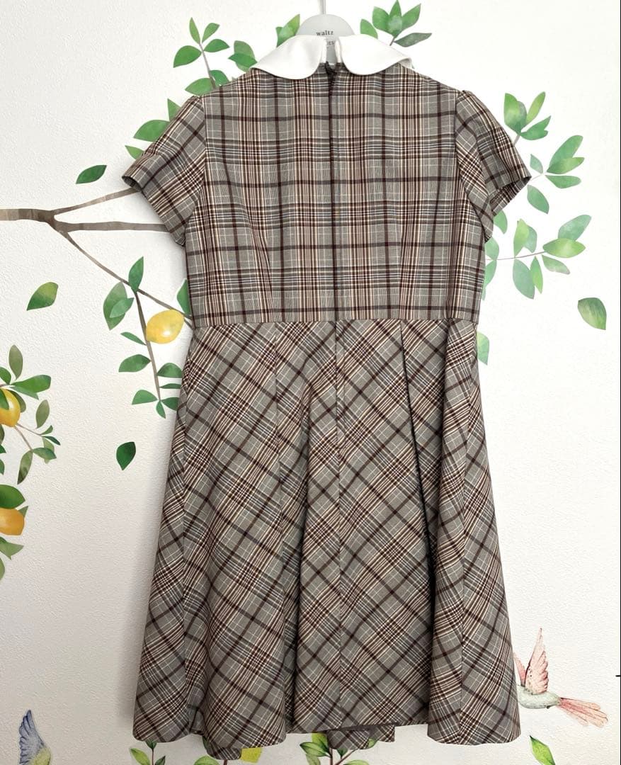 専用⭐︎waltz by BEAMS DESIGN ブラウン チェックワンピース