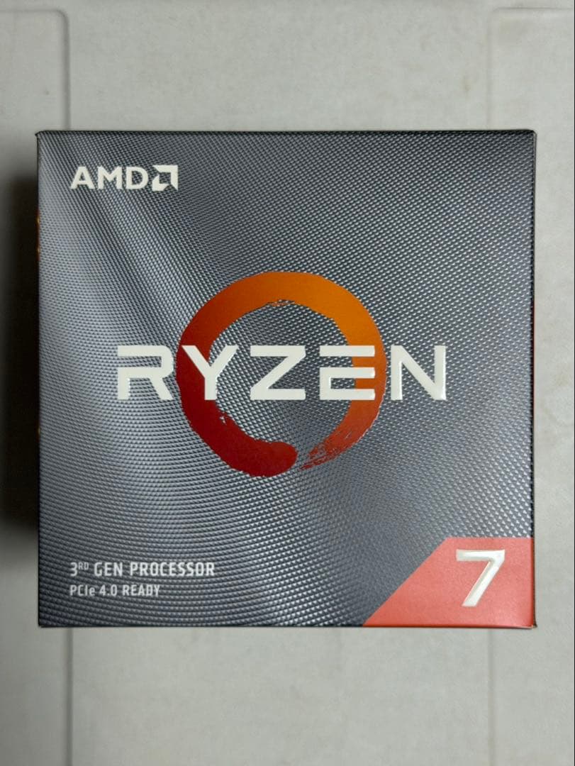 AMD Ryzen 7 3700X リテールクーラー未使用 OCなし