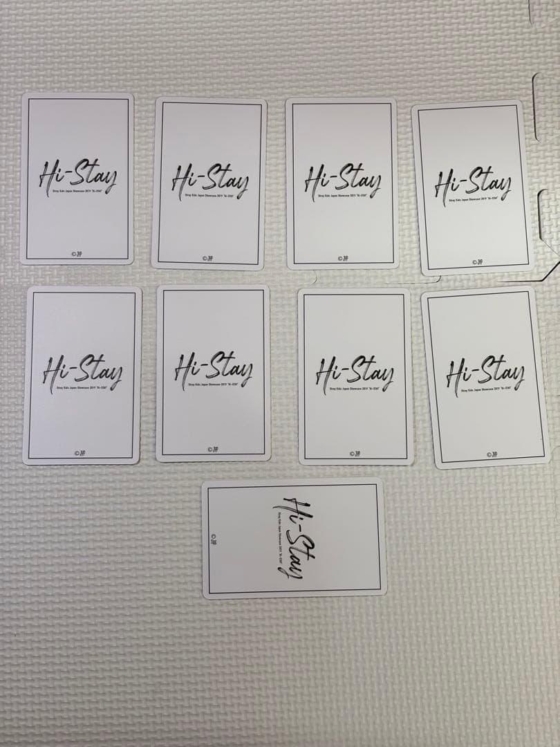 スキズ Hi Stay　フォトカードセット ショーケース グッズ トレカ