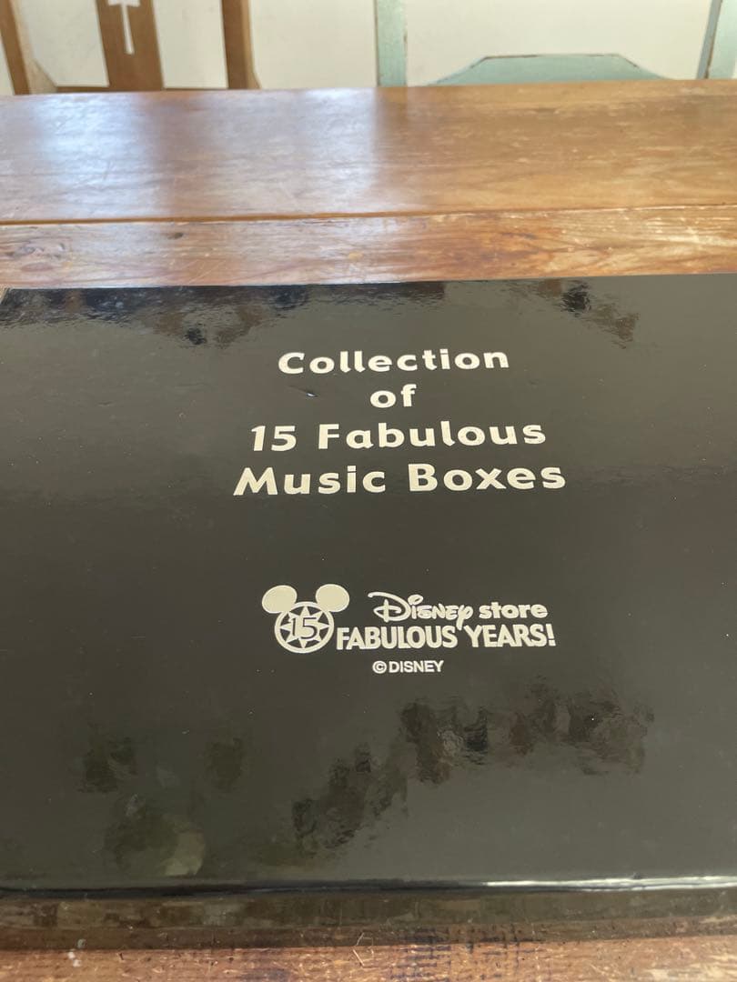 超美品　Disney store 15周年 ミニオルゴール 15個セット