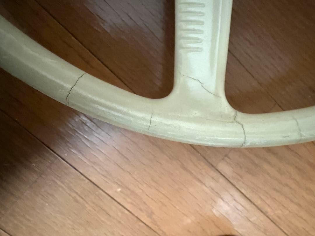 rare 空冷vw オーバル　oval ステアリング　ホーンリング実働