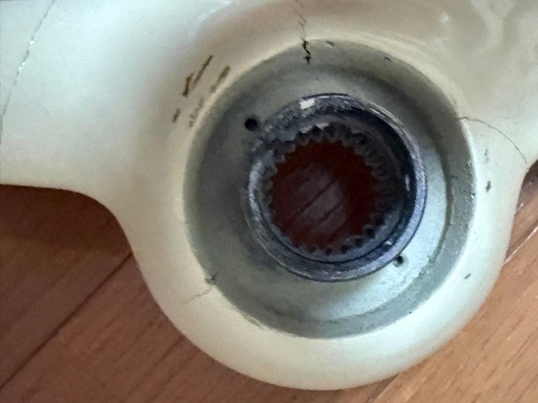 rare 空冷vw オーバル　oval ステアリング　ホーンリング実働