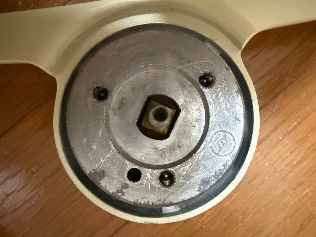 rare 空冷vw オーバル　oval ステアリング　ホーンリング実働