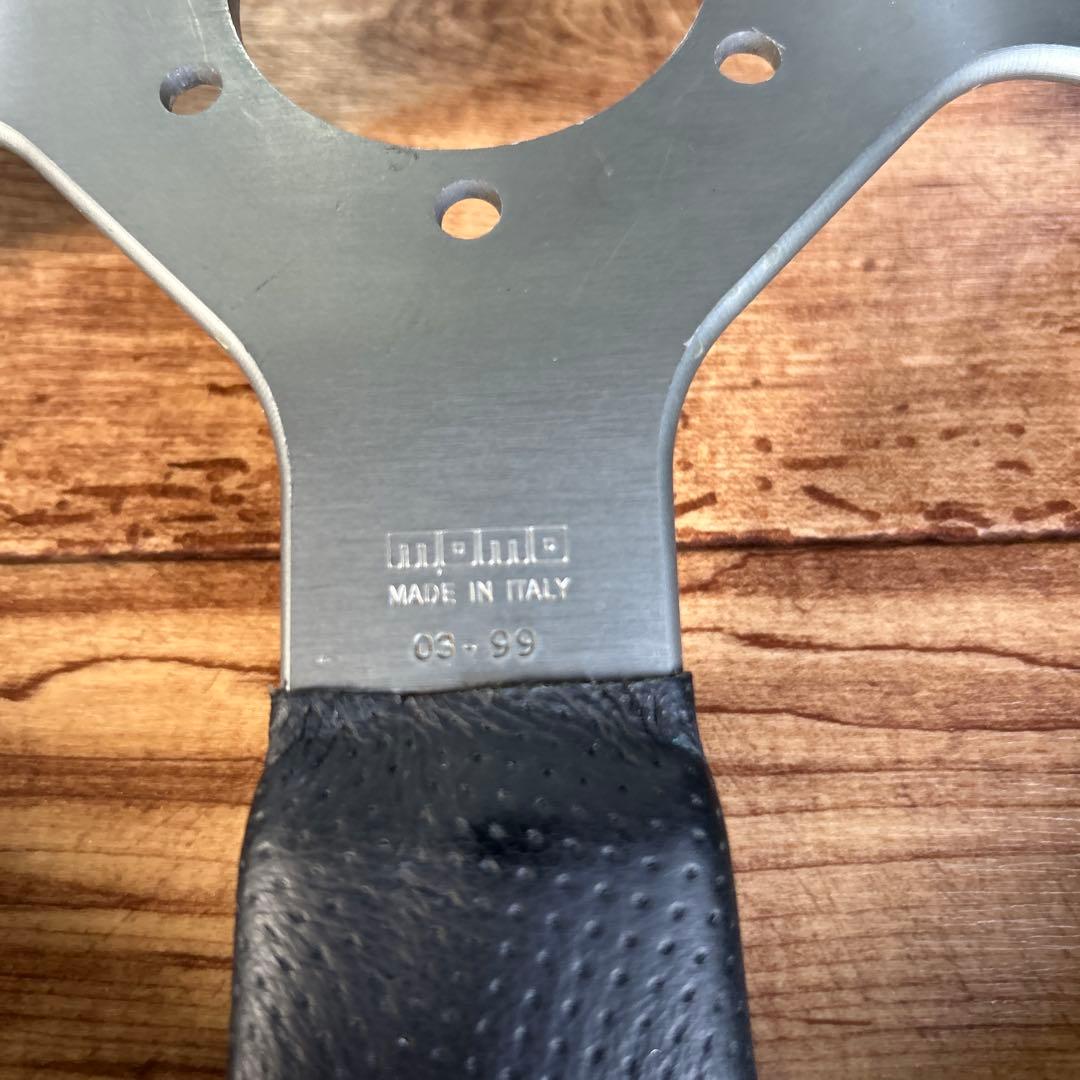 MOMOステアリング ファイター レザー / ウッド 350㎜