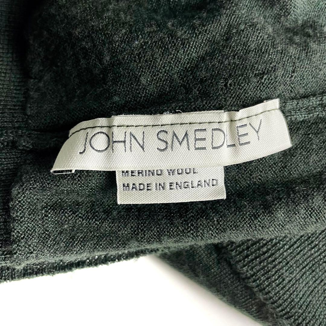 ジョンスメドレー エクストラファインメリノウール タートルネックニット 英国製