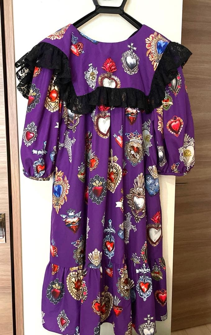 【&ellecy】 アンドエルシー　美品　ハートワンピース