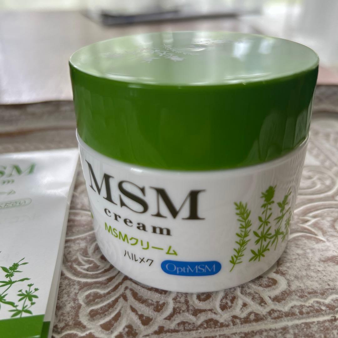 MSMクリーム（140g）　ハルメク　ひざ肩腰が楽になる 2個セット