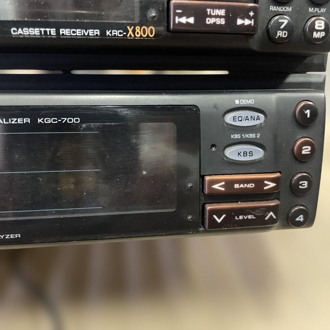 KENWOOD 当時物 KGC-700 KRC-X800 グラフィックイコ