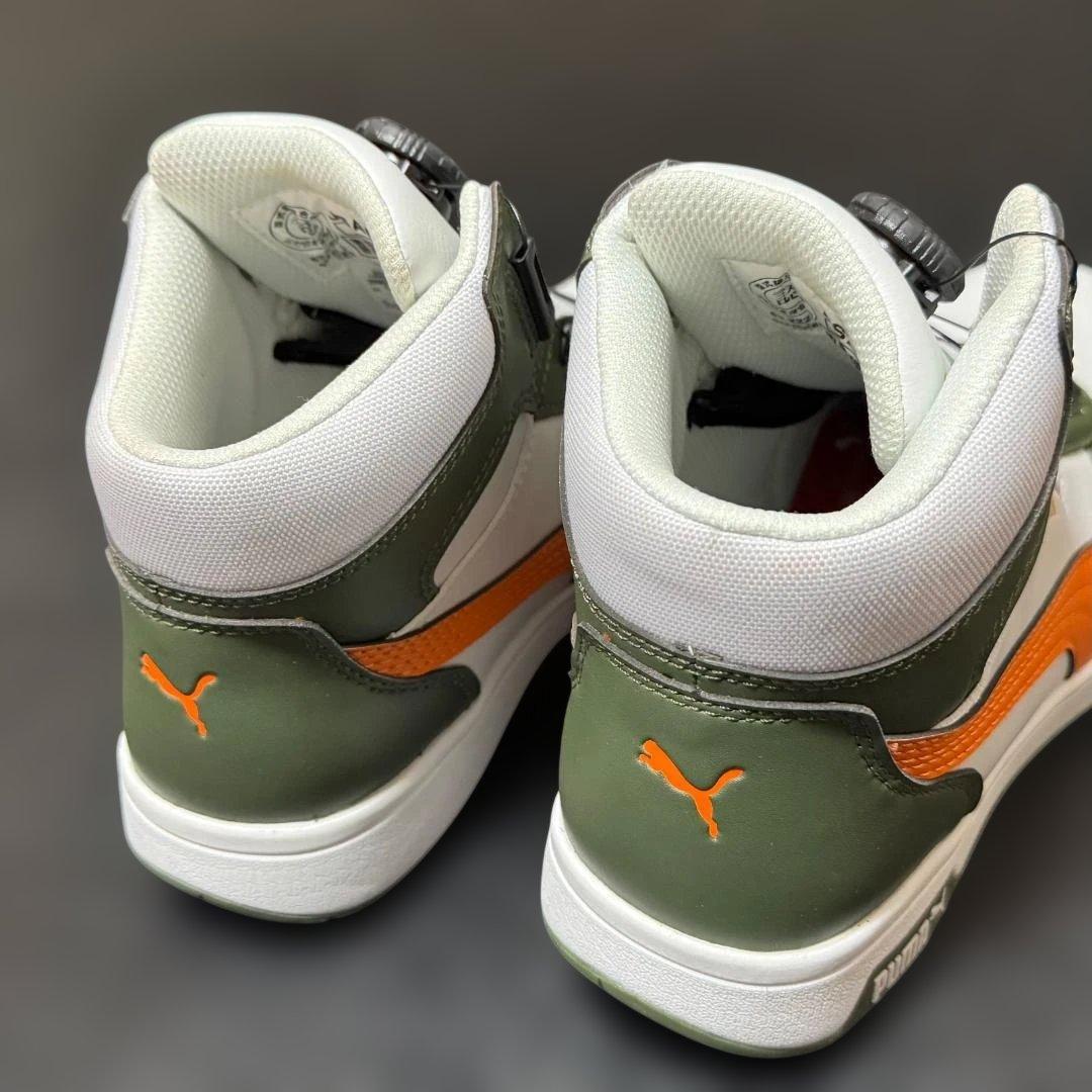 PUMASAFETY フロントコート ディスク ミッド WH/GR 27.0cm