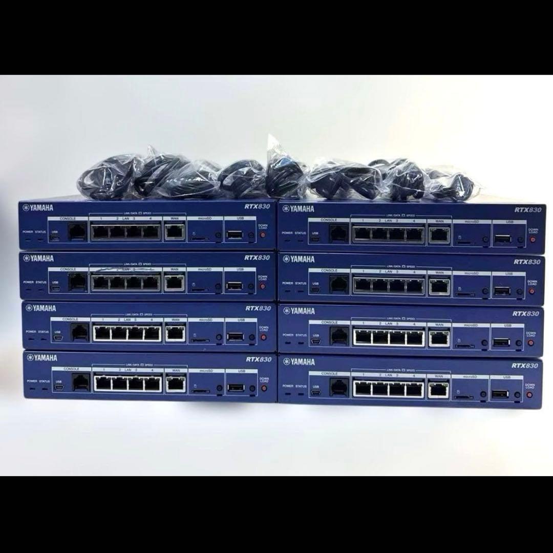 YAMAHA RTX830 ギガアクセス VPN ルーター 動作品　8台