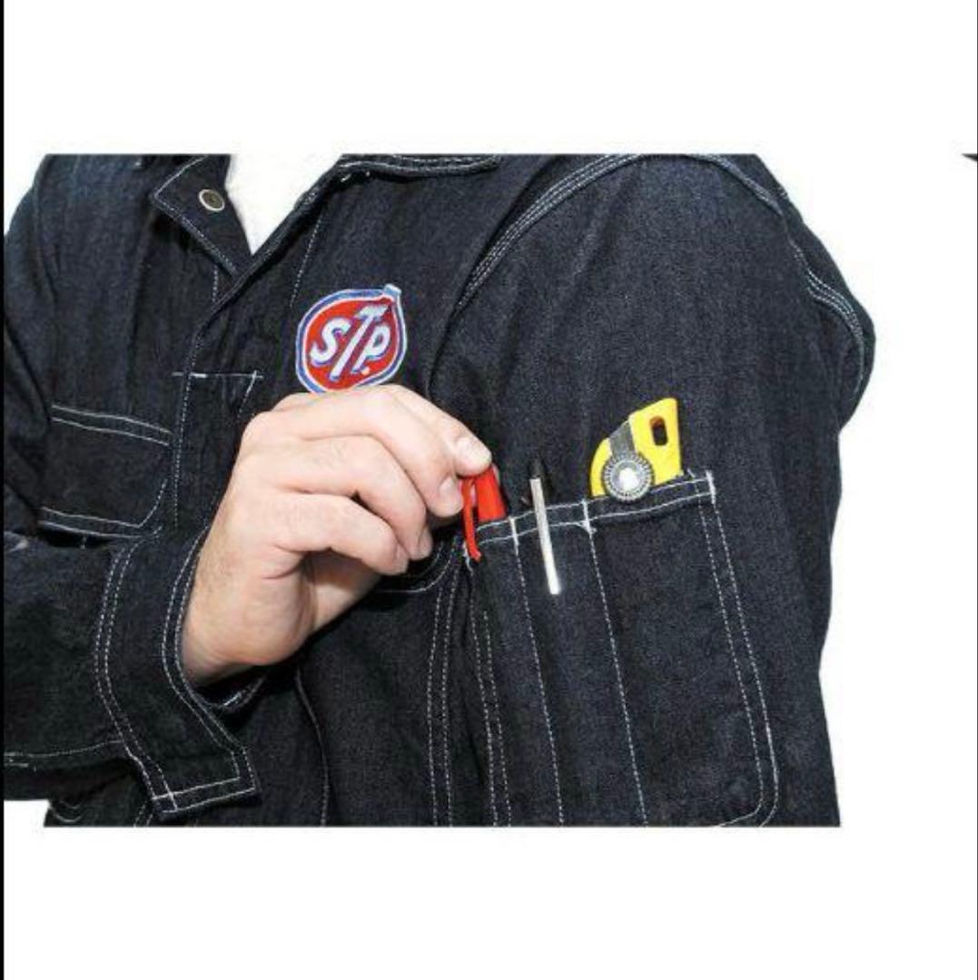 未使用 STP デニム素材 つなぎ オールインワン Sサイズ