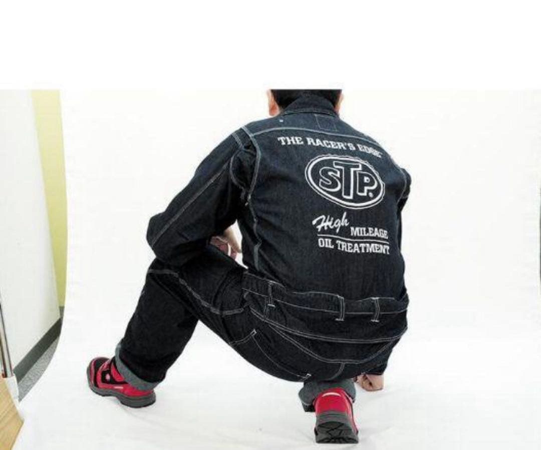未使用 STP デニム素材 つなぎ オールインワン Sサイズ