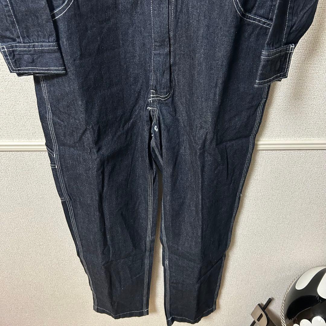未使用 STP デニム素材 つなぎ オールインワン Sサイズ