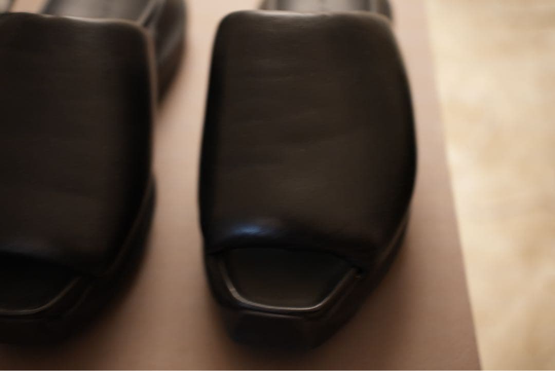 RICK OWENS GETH PUFFER SLIDE LLP 黒 44 美品