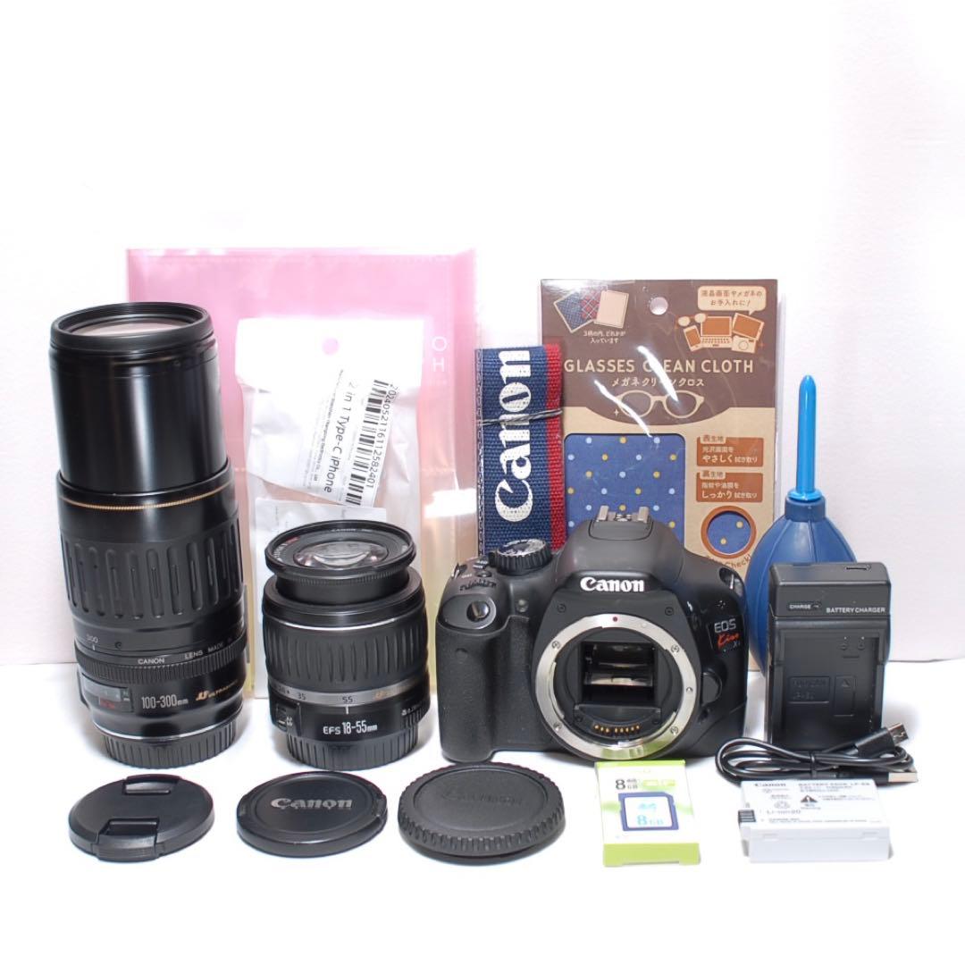 ✨野球観戦におすすめ✨Canon Kiss X4✨ダブルレンズ✨超望遠レンズ✨