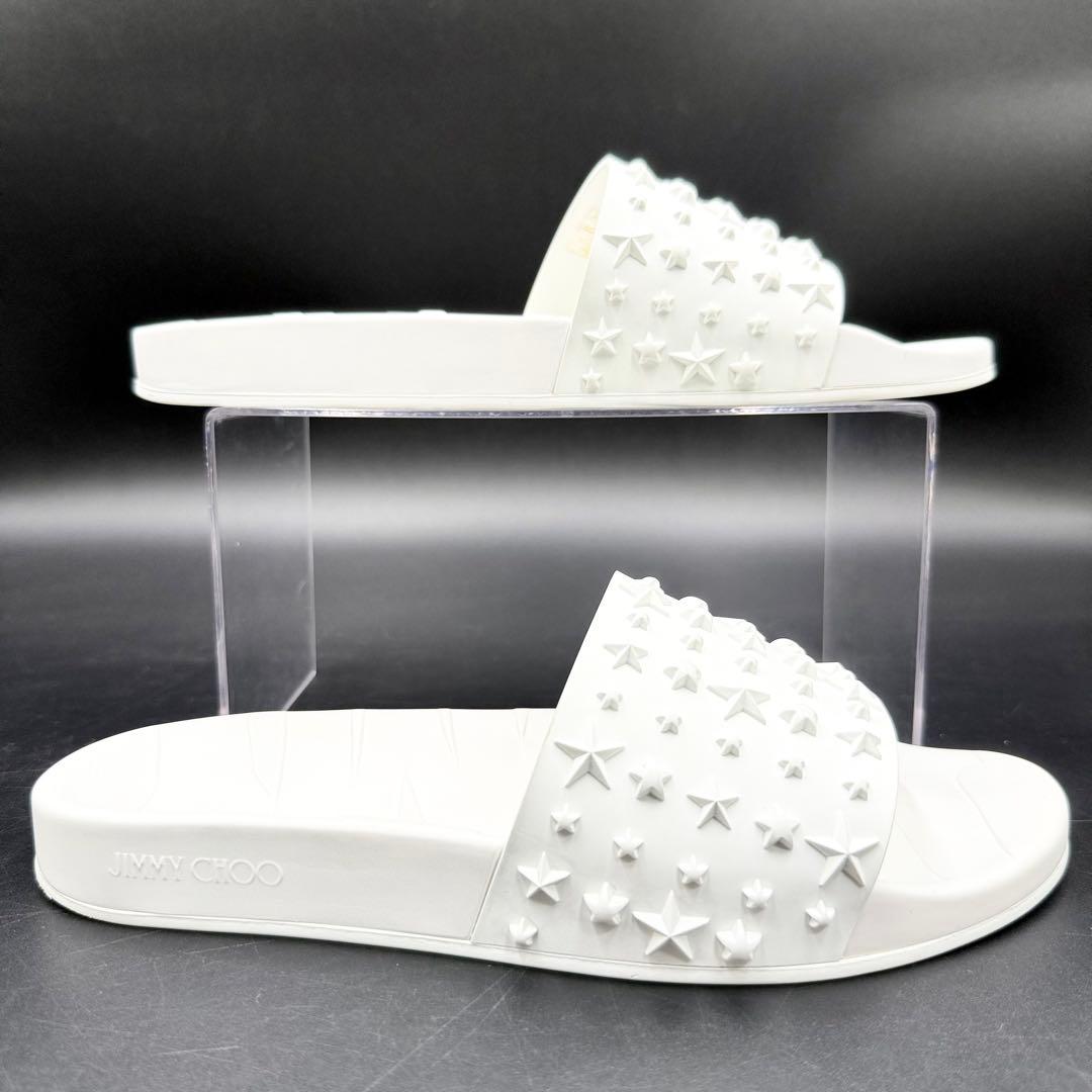 美品✨ ジミーチュウ スタースタッズ シャワーサンダル メンズ 26cm相当
