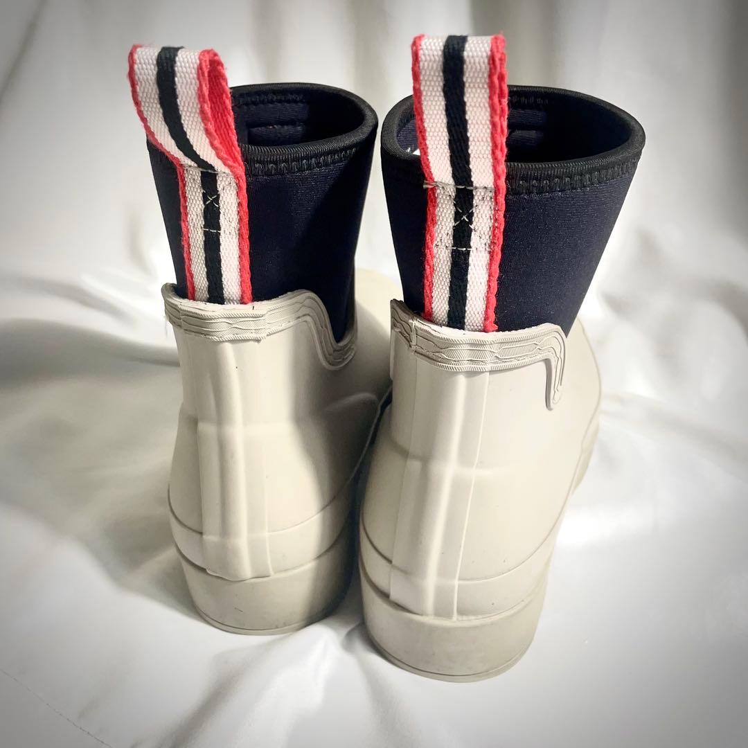 【美品】HUNTERハンター　レインショートブーツUK5 24cm相当