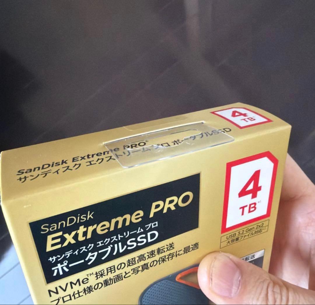 SanDisk Extreme PRO ポータブルSSD 4TB