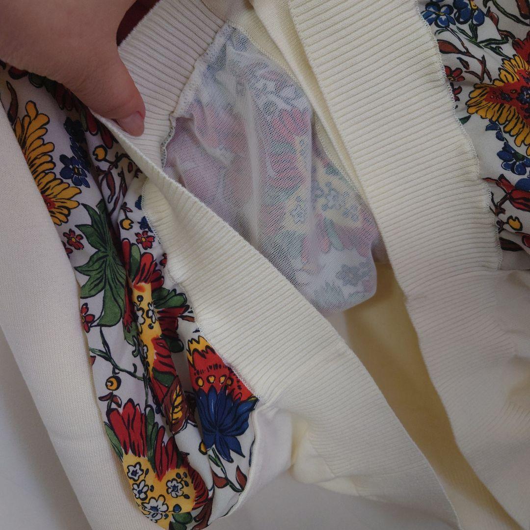 最終価格　　美品　レリアン　プラス　17号　カーディガン　花柄