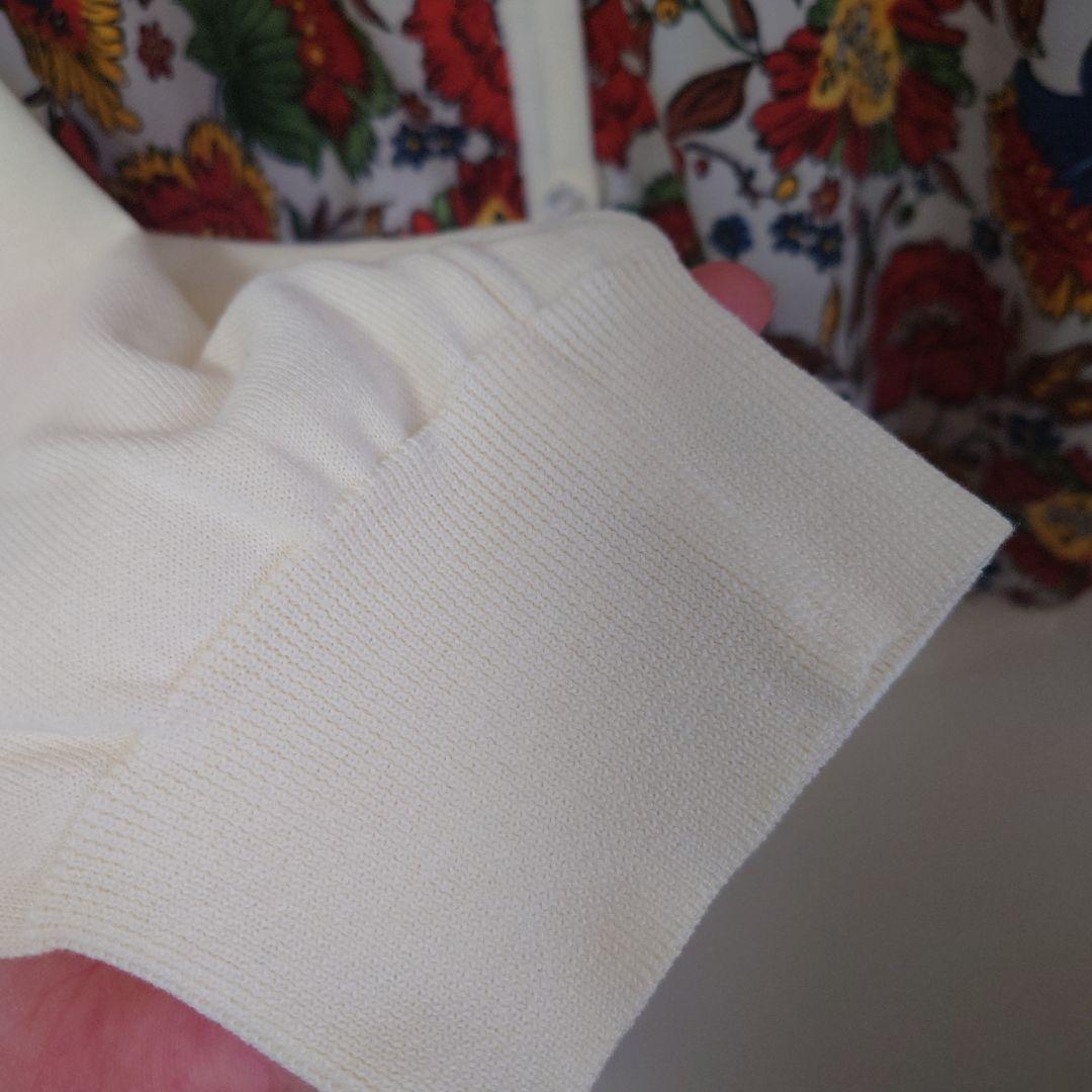 最終価格　　美品　レリアン　プラス　17号　カーディガン　花柄