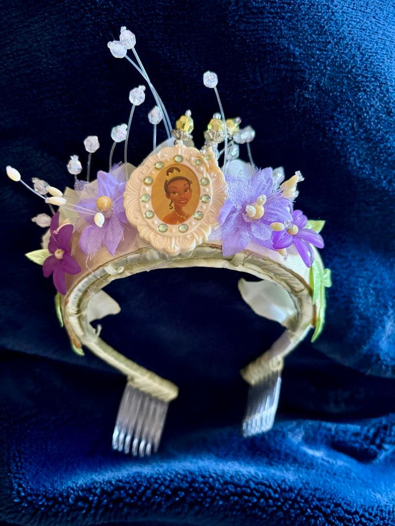 み*ー様 【ディズニーワールド】ティアナ ドレス＋ティアラ＋ワンド＋サンダル セ
