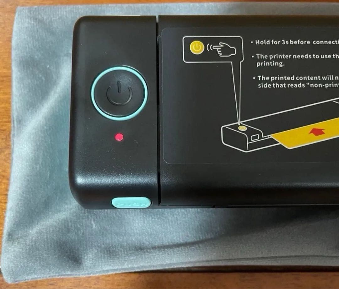 PMO M08F A4ポータブルワイヤレスプリンター純正用紙100枚付