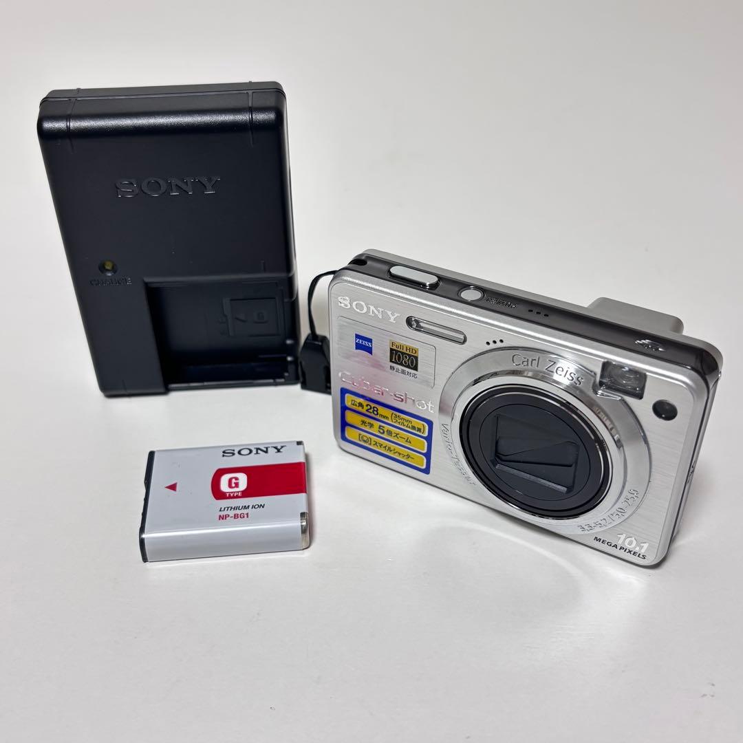 SONY Cyber-shot DSC-W170 デジカメ　コンデジ シルバー