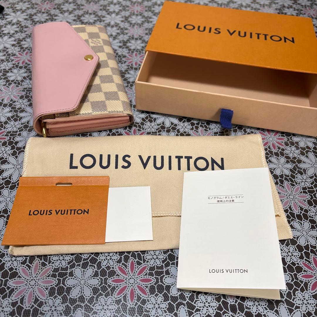 このみさま専用 LOUIS VUITTON ピンク ダミエ 長財布