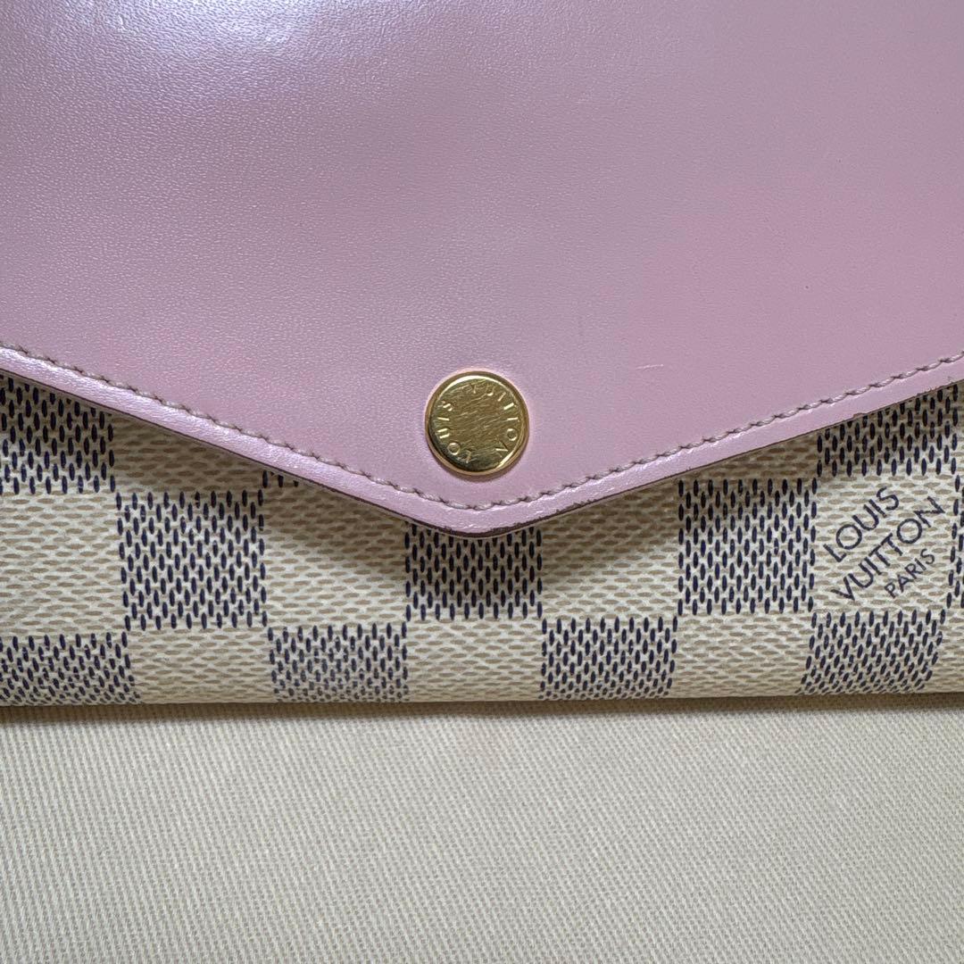 このみさま専用 LOUIS VUITTON ピンク ダミエ 長財布