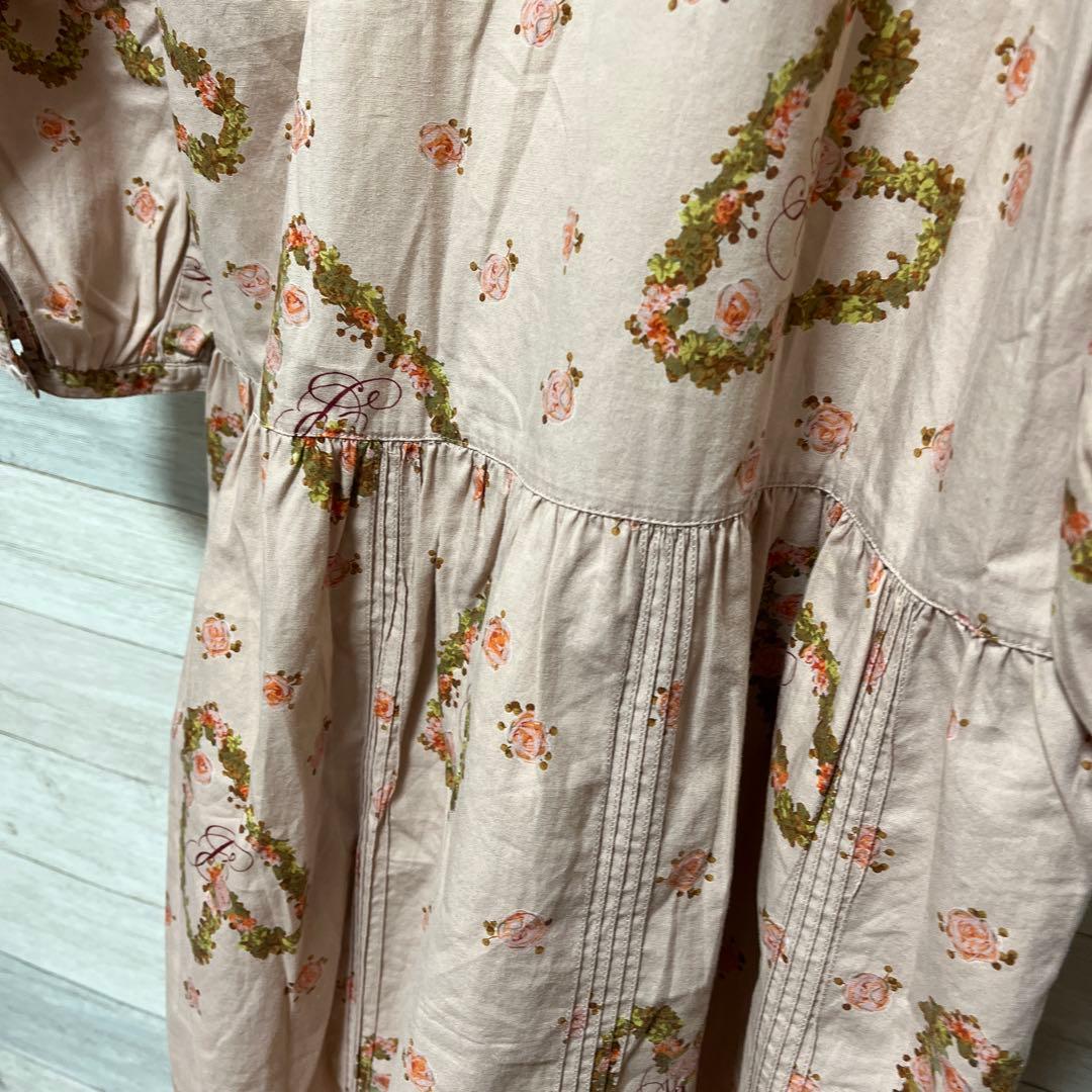 ピンクハウス　ハートリース　ワンピース＆エプロンワンピースセットピンク　赤