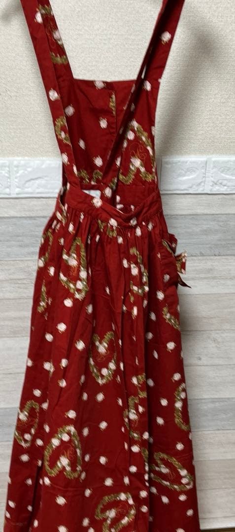 ピンクハウス　ハートリース　ワンピース＆エプロンワンピースセットピンク　赤