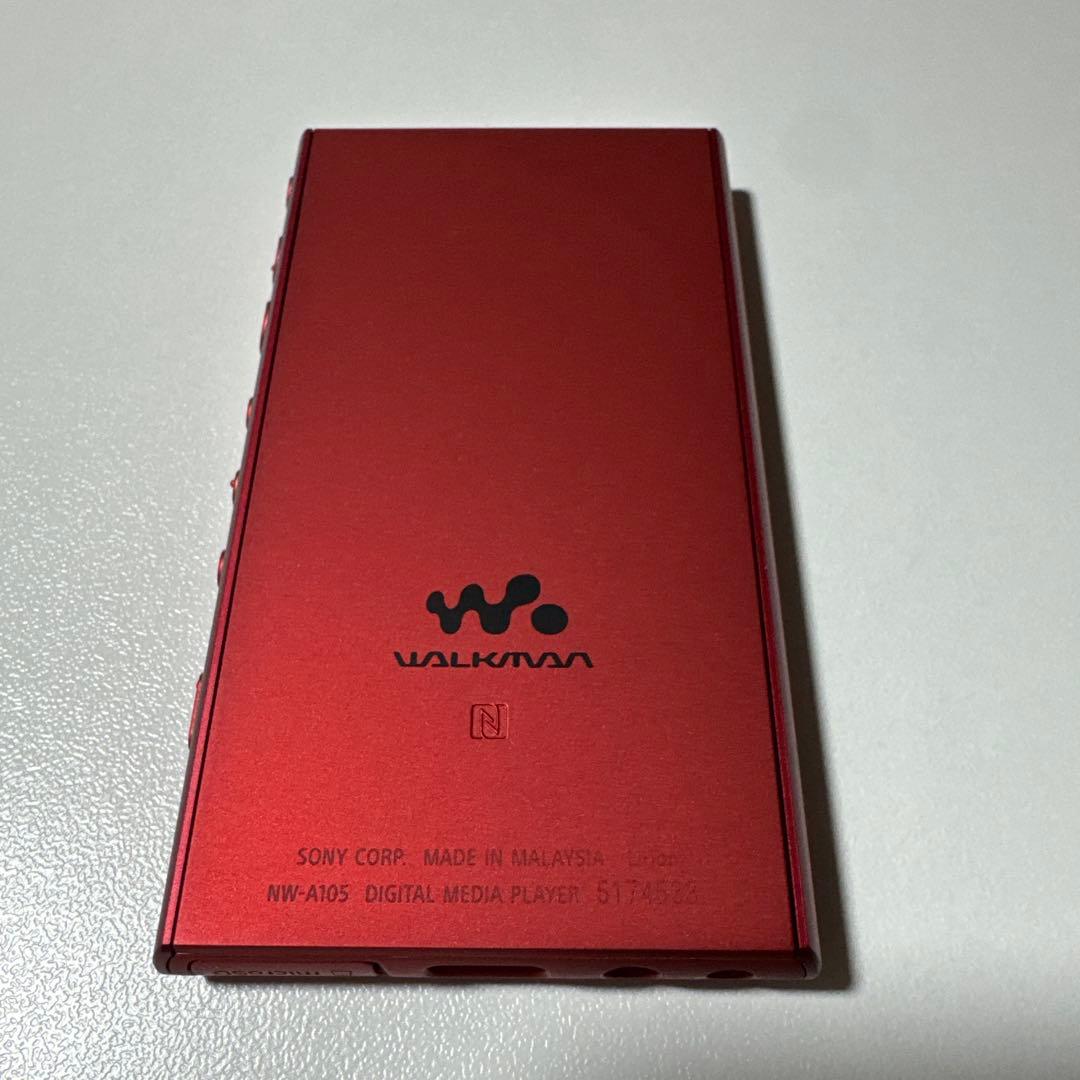 sony NW-A105 レッド