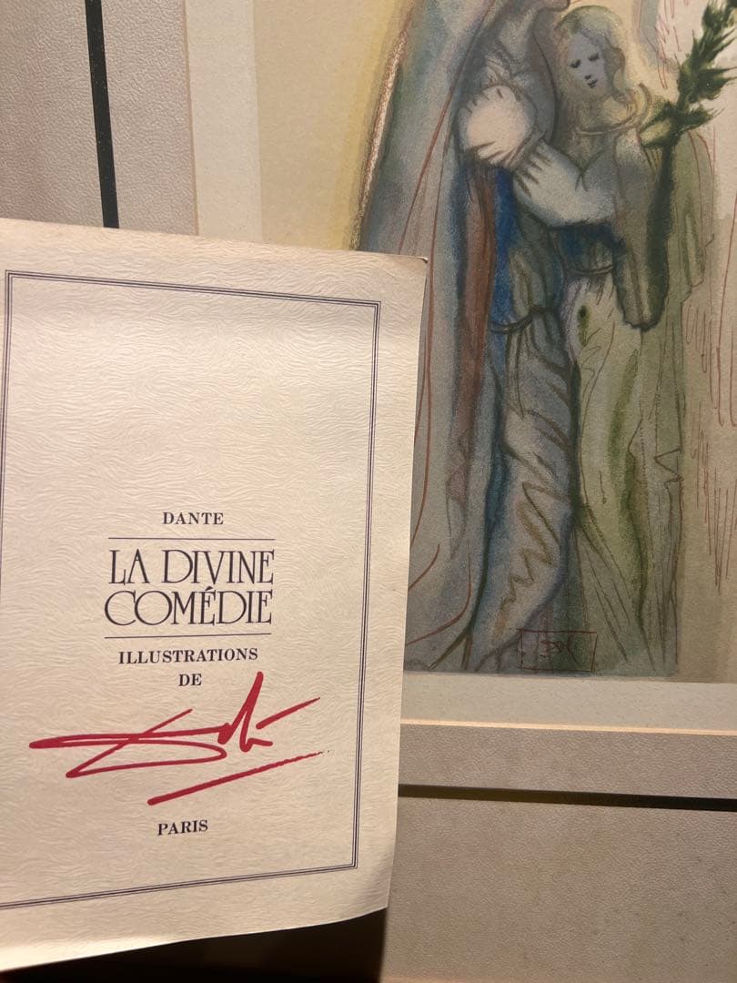 他の方発送×Salvador Dalí 【神曲】 lithograph 証明書